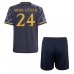 Real Madrid Arda Guler #24 Babykleding Uitshirt Kinderen 2023-24 Korte Mouwen (+ korte broeken)